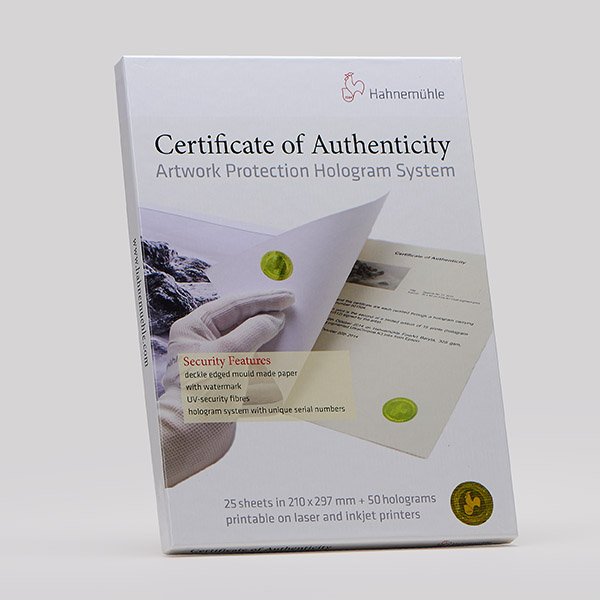 Certificate of Authenticity