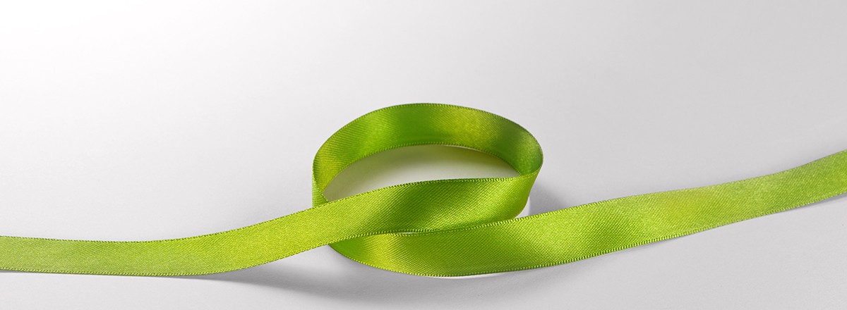 Schleifenband grün