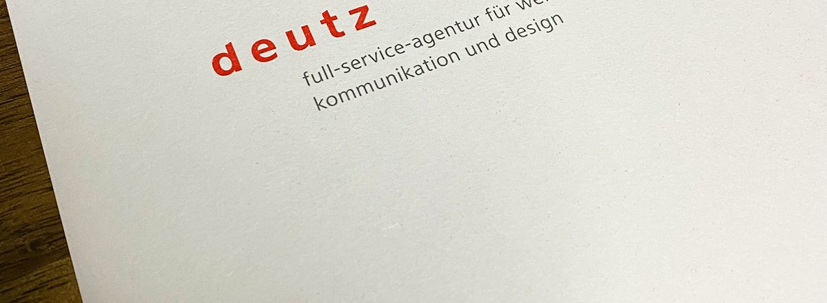 Geschäftsausstattung<br/>Deutz Produktionsstudios