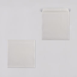 Cristalla Transparent Hüllen・transparent matt・weiß 