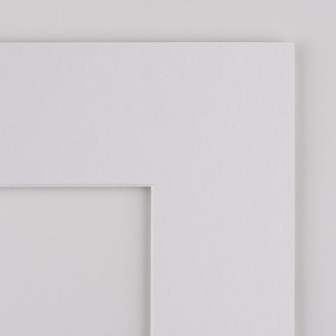 Museumskarton Hahnemühle beidseitig einsetzbar・matt・hellweiß/weißlich 