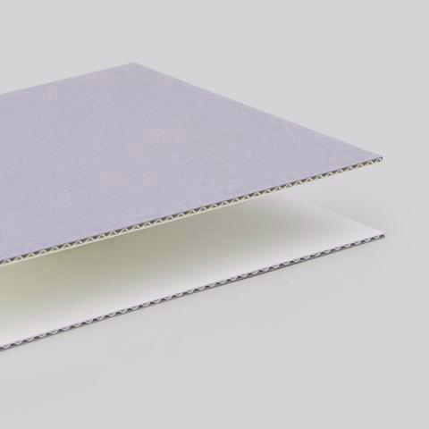 ARCHIVWELLPAPPE・matt・graublau/naturweiß 