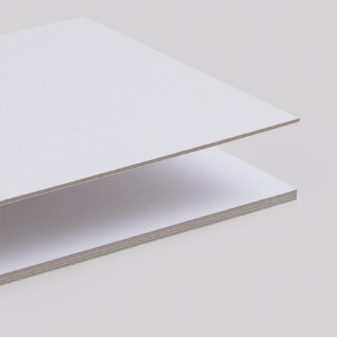 Bilderrückwandpappe säurefrei・glatt・weiß 