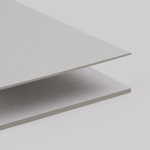 Buchbinderpappe hellgrau・glatt・hellgrau 