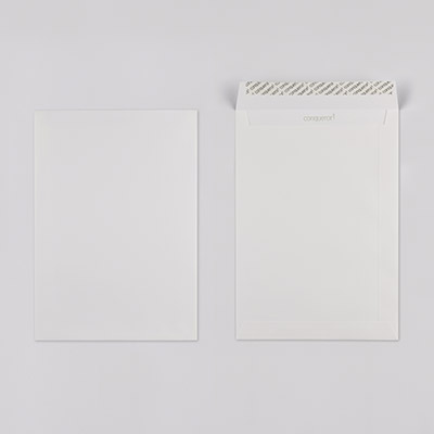 Conqueror Laid Hüllen・gerippt・weiß/high white 