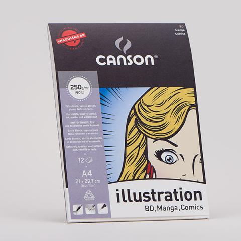 Canson® Illustration・glatt・hochweiß 