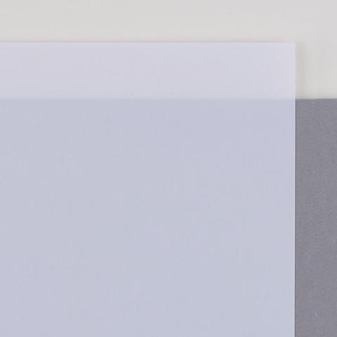 Jupp Hüllen・transparent matt・weiß 