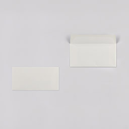 Bütten handgerissen Hüllen・matt・weiß 