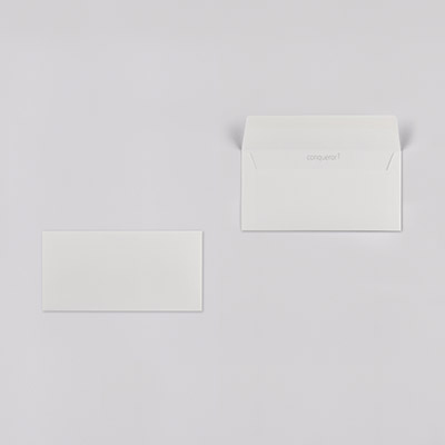 Conqueror Laid Hüllen・gerippt・weiß/high white 