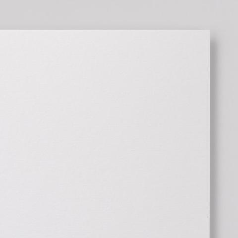 100 % Hadern Rundsiebkarton・fein gekörnt・hellweiß 