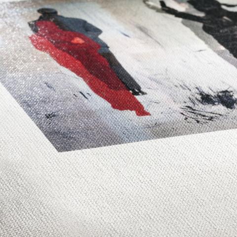 Goya Canvas・seidenglänzend・weiß 