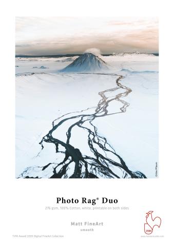 Photo Rag Duo・glatt・hellweiß 