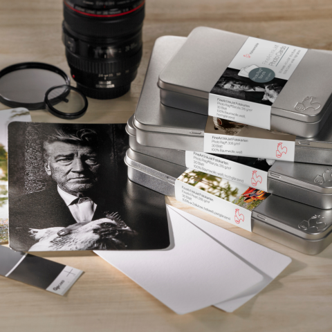 Hahnemühle Photo Cards Pearl・perlglänzend・weiß 