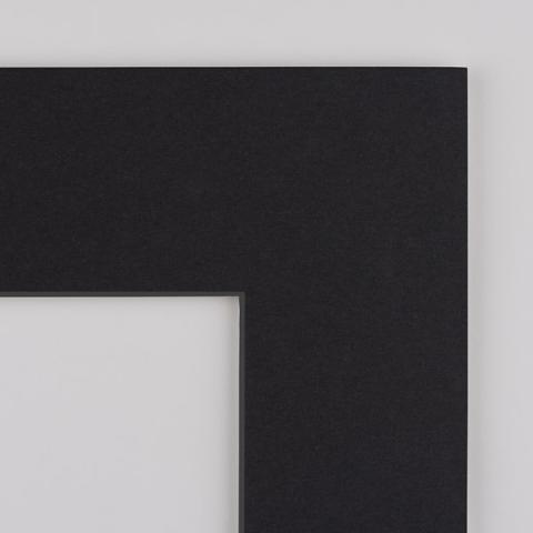 Museumskarton Römerturm durchgefärbt・matt・schwarz 