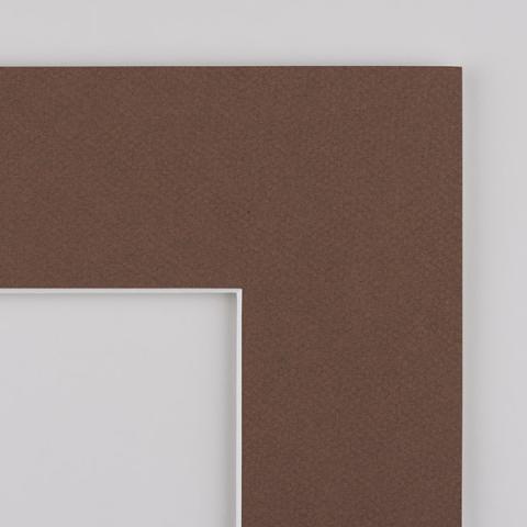 Passepartoutkarton Canson Mi-Teintes・bienenwaben-strukturiert・dunkelbraun 