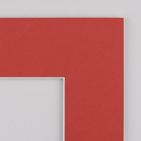 Passepartoutkarton Canson Mi-Teintes・bienenwaben-strukturiert・feldmohn rot 