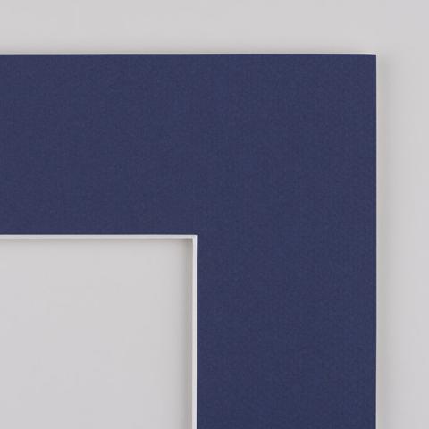 Passepartoutkarton Canson Mi-Teintes・bienenwaben-strukturiert・indigo 