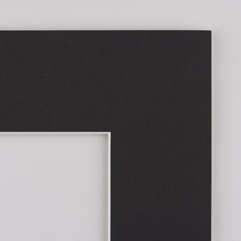 Passepartoutkarton Canson Mi-Teintes・bienenwaben-strukturiert・schwarz 