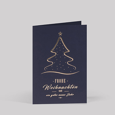 Weihnachtskarte 17005, Einleger und passende Hülle 