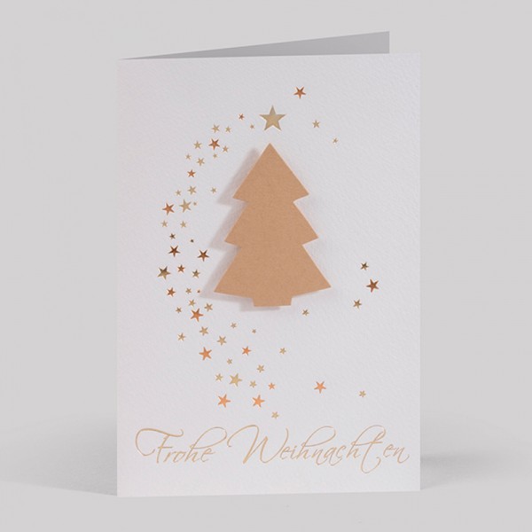 Weihnachtskarte 17014, Einleger und passende Hülle 
