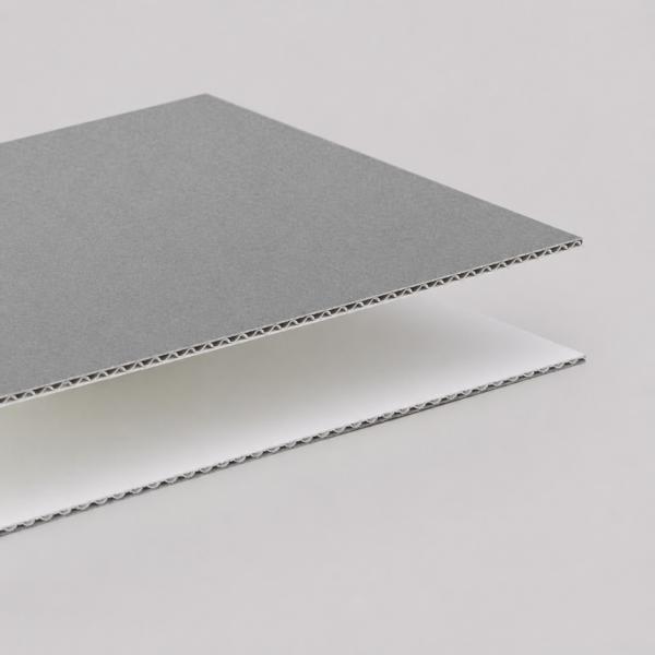 ARCHIVWELLPAPPE・matt・graublau/naturweiß 