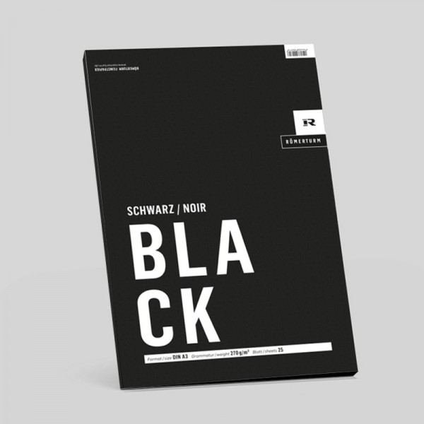 Römerturm Black "Classic Line"・matt・schwarz 