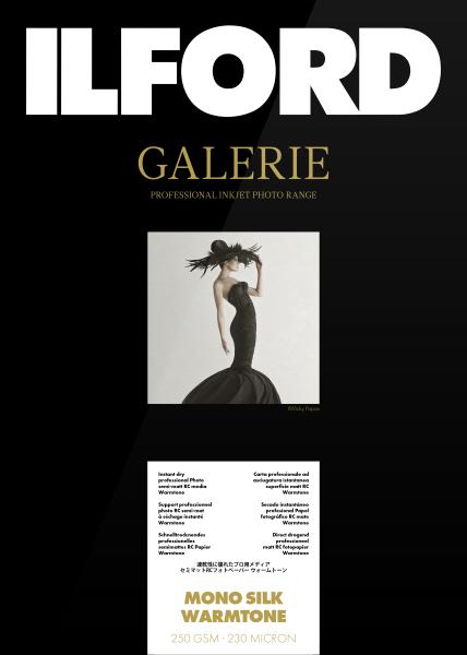 ILFORD GALERIE Mono Silk Warmtone・perlglänzend・weiß 