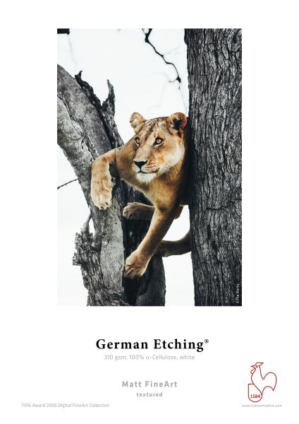 DFA InkJet "German Etching" weiß,310 g/qm 