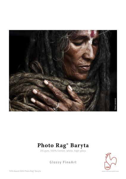 Photo Rag Baryta・hochglänzend・hellweiß 