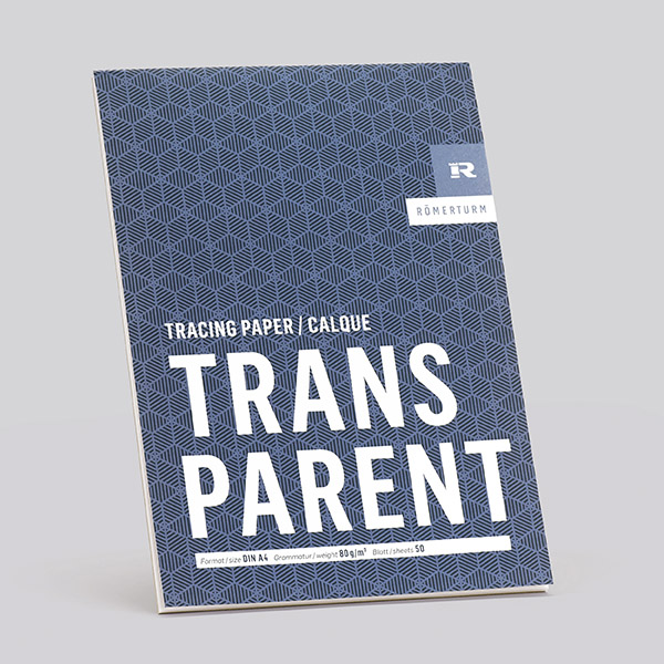 Römerturm Transparent "Classic Line"・matt・weiß 